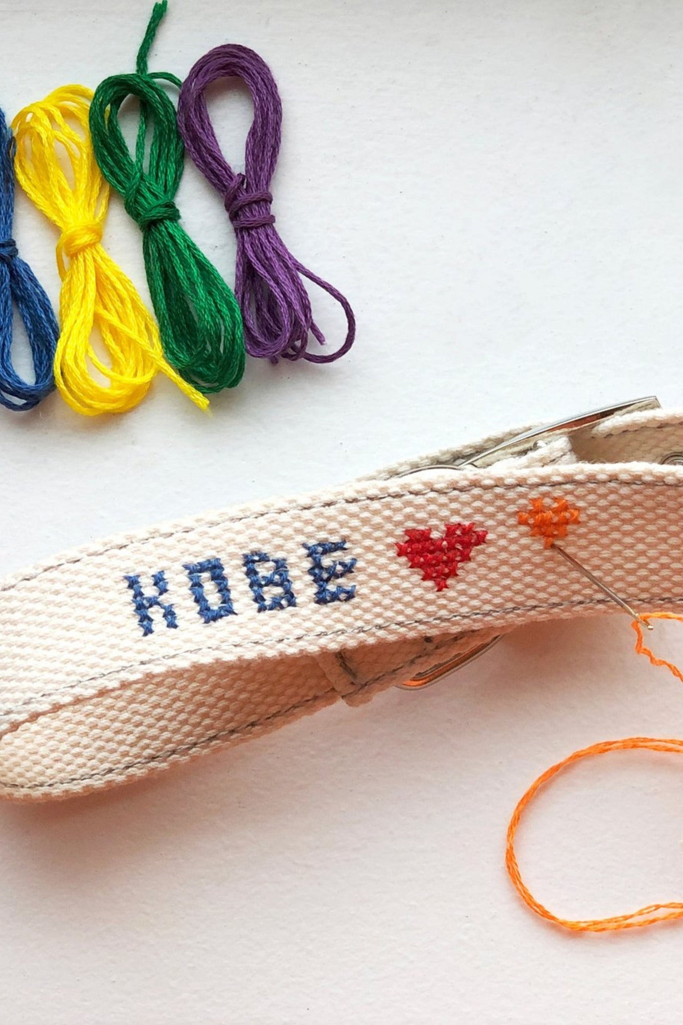 Kikkerland DIY Cross Stitch Dog Collar-Homeware-Ohh! By Gum - Shop Sustainable