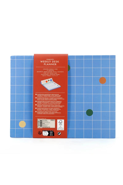 Kikkerland Magnetic Weekly Desk Planner-Homeware-Ohh! By Gum - Shop Sustainable
