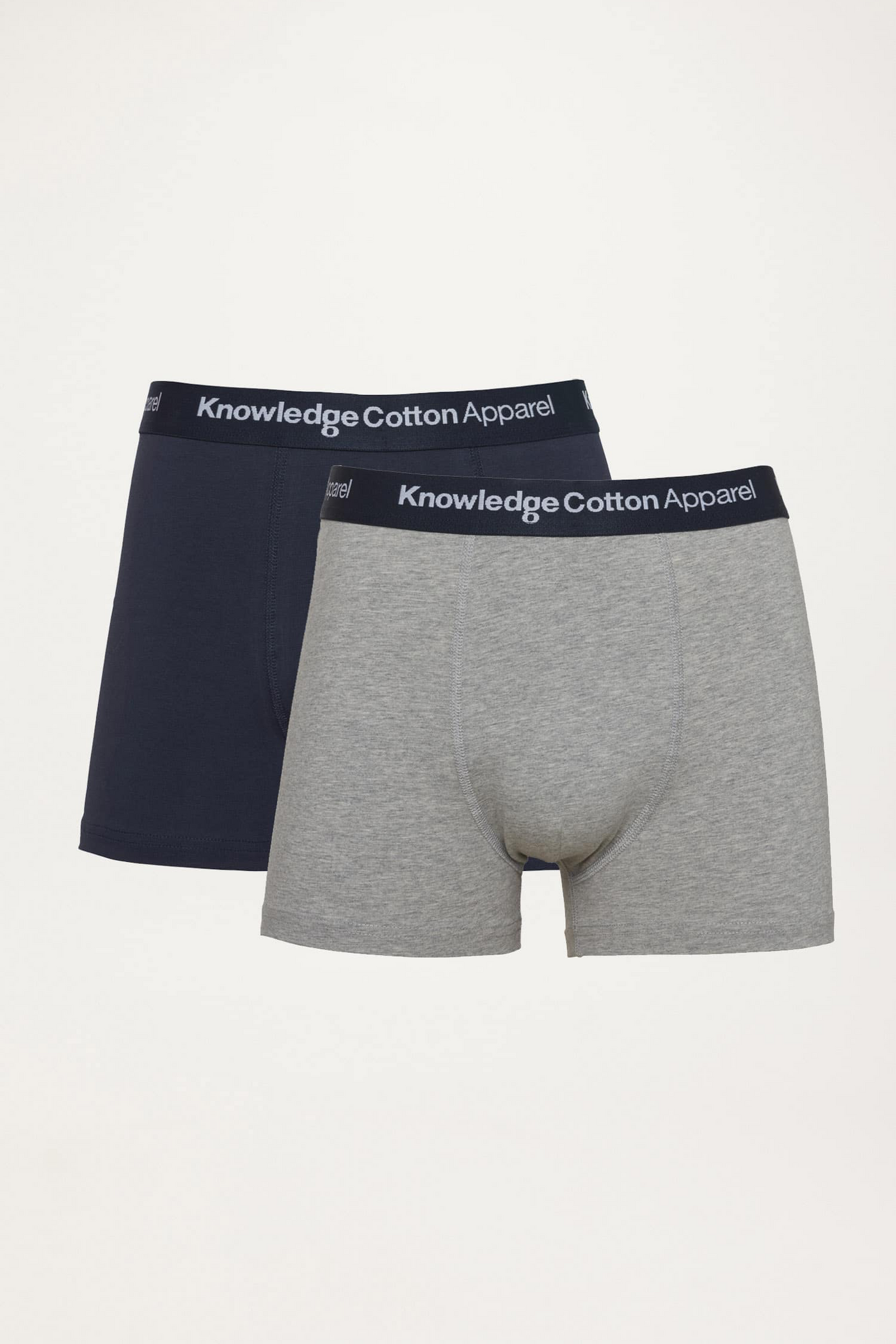Knowledge Apparel 2 Pack Underwear in Grey Melange-Mens-Ohh! By Gum - Shop Sustainable