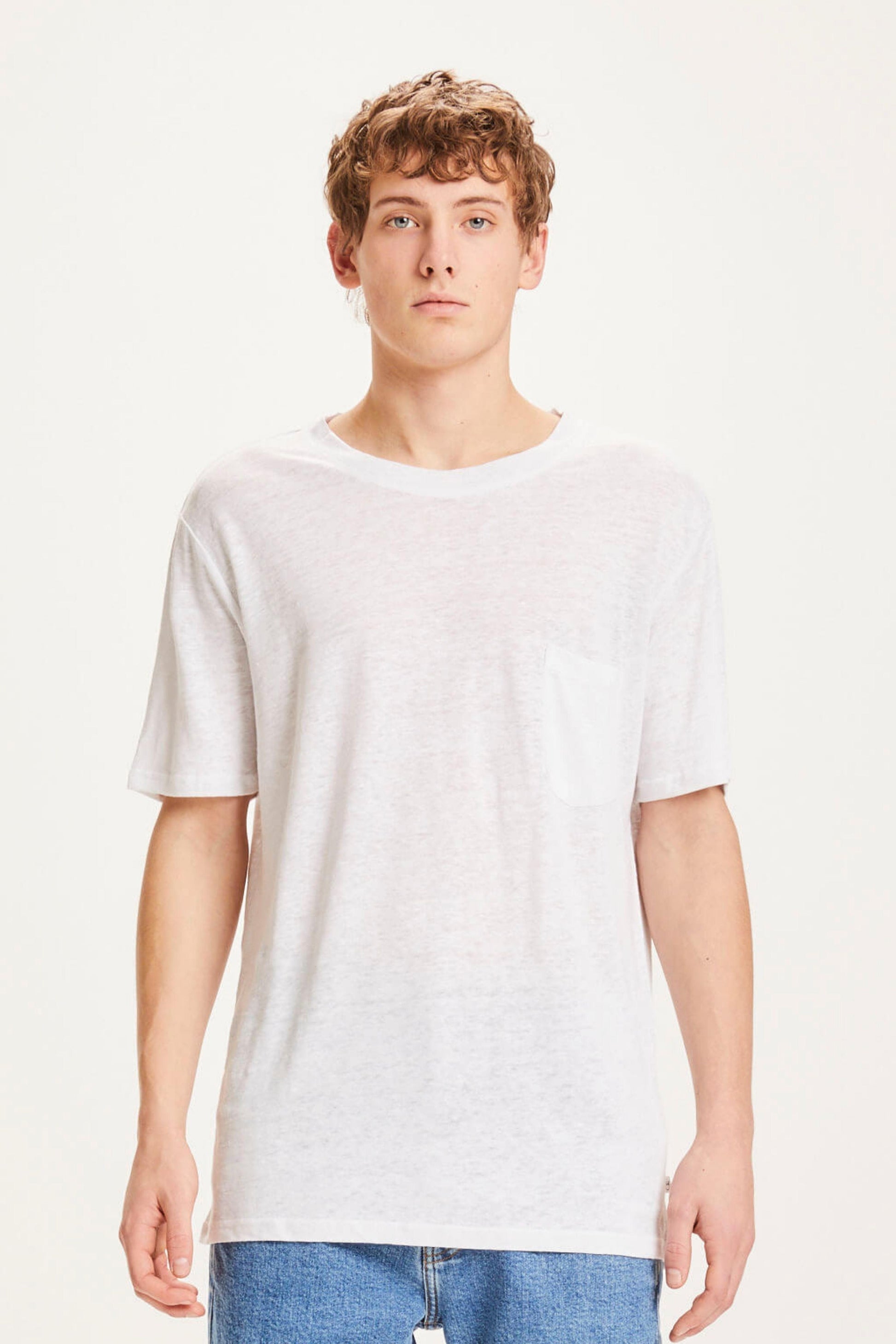 Knowledge Cotton Alder Linen Tee - GOTS/Vegan-Mens-Ohh! By Gum - Shop Sustainable