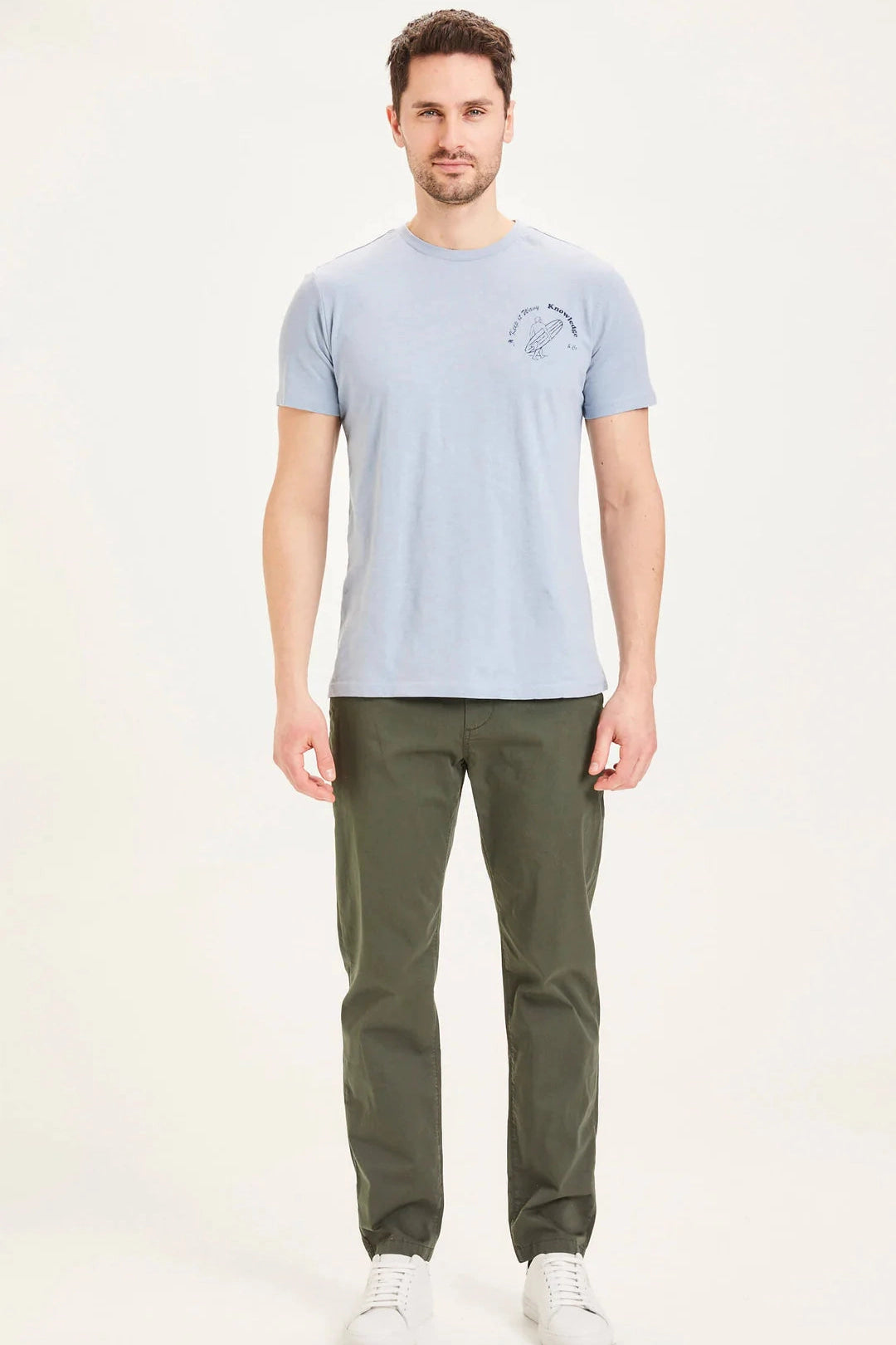 Knowledge Cotton Chuck Regular Chino Poplin Pant - GOTS/Vegan-Mens-Ohh! By Gum - Shop Sustainable