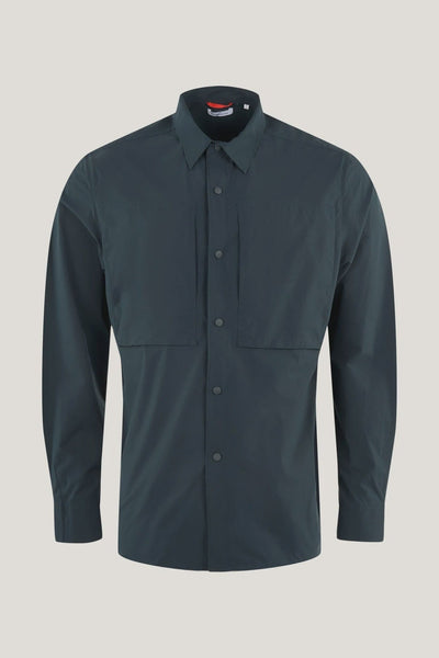 Knowledge Cotton Larch Outdoor Relaxed Fit Shirt - GRS Vegan-Mens-Ohh! By Gum - Shop Sustainable