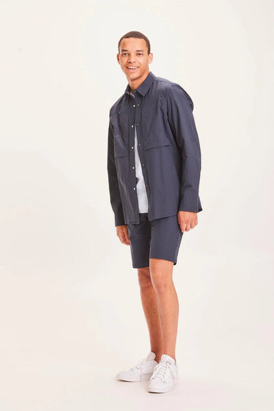 Knowledge Cotton Larch Outdoor Relaxed Fit Shirt - GRS Vegan-Mens-Ohh! By Gum - Shop Sustainable