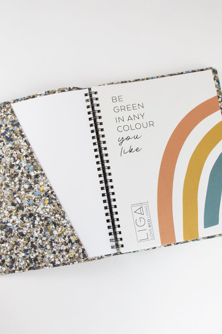 Liga Beach Clean A5 Notebook Cover and Notebook-Books-Ohh! By Gum - Shop Sustainable