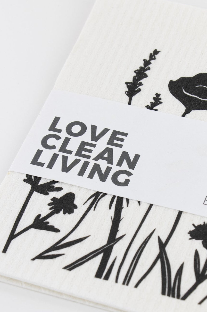 Liga Eco Dishcloths Wild Flower & Fern-Homeware-Ohh! By Gum - Shop Sustainable