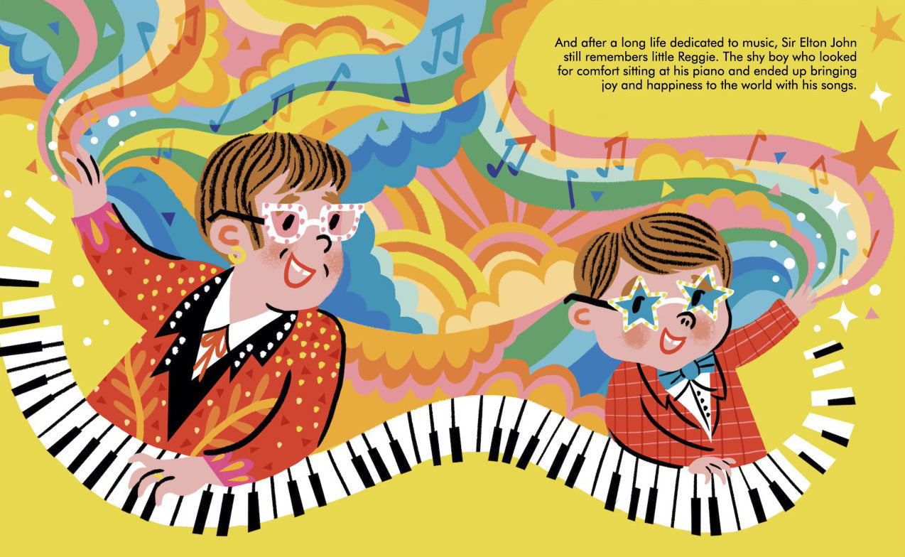 Little People Big Dreams Elton John-Books-Ohh! By Gum - Shop Sustainable