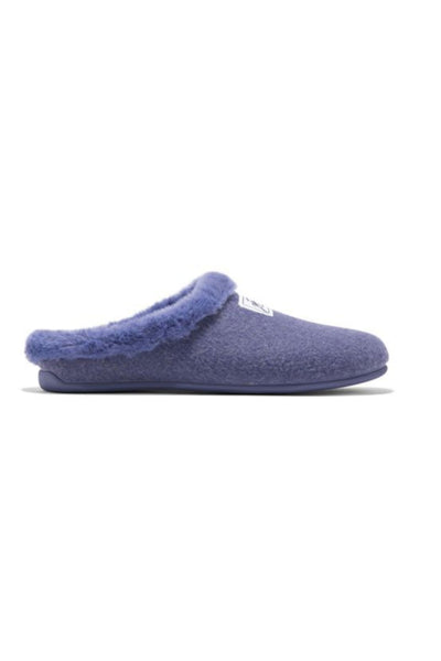 Mercredy Womens Blue Faux Fur Slippers-Womens-Ohh! By Gum - Shop Sustainable