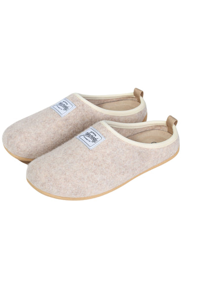 Mercredy Womens Cream Slippers-Womens-Ohh! By Gum - Shop Sustainable