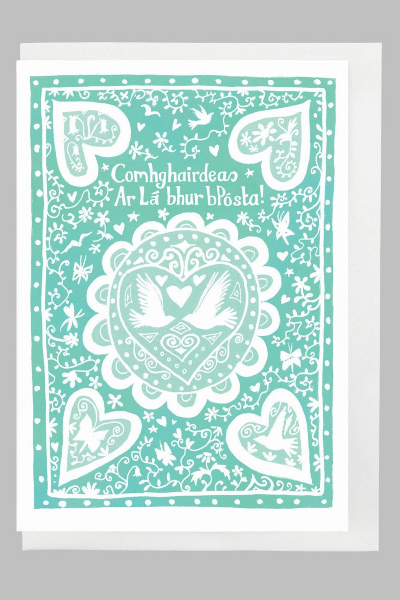 Mireog Card Comhghairdeas ar Lá bhur bPósta - Irish Wedding Congratulations as Gaeilge-stationery-Ohh! By Gum - Shop Sustainable