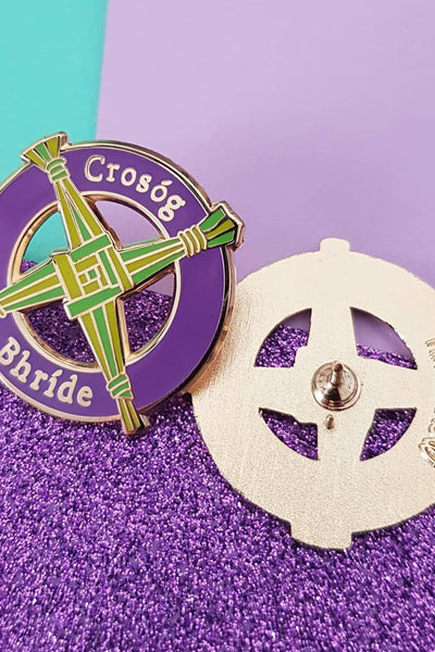 Nine Arrow Crosóg Bhríde | Bridget's cross - Enamel Pin-Gifts-Ohh! By Gum - Shop Sustainable