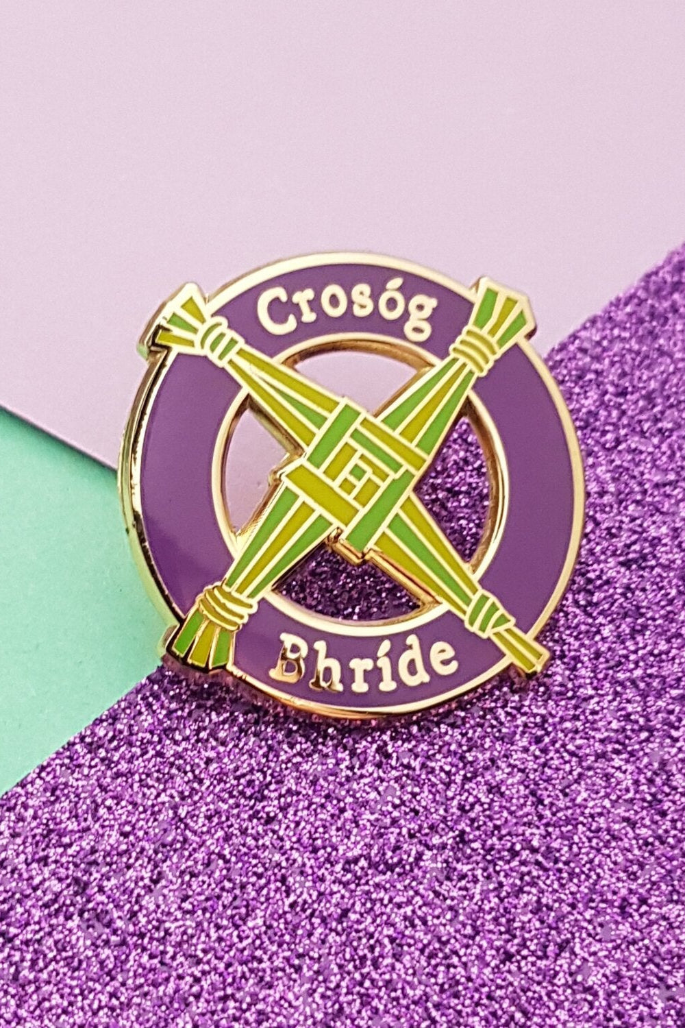 Nine Arrow Crosóg Bhríde | Bridget's cross - Enamel Pin-Gifts-Ohh! By Gum - Shop Sustainable