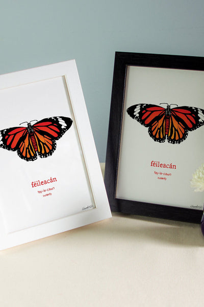 Nine Arrow Féileacán | Butterfly A5 Print-Gifts-Ohh! By Gum - Shop Sustainable