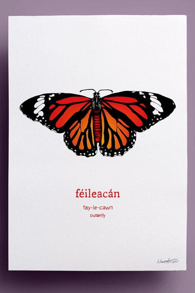 Nine Arrow Féileacán | Butterfly A5 Print-Gifts-Ohh! By Gum - Shop Sustainable