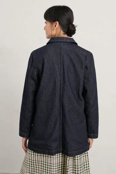 Seasalt Edgecumbe Jacket in Dark Denim Wash-Womens-Ohh! By Gum - Shop Sustainable