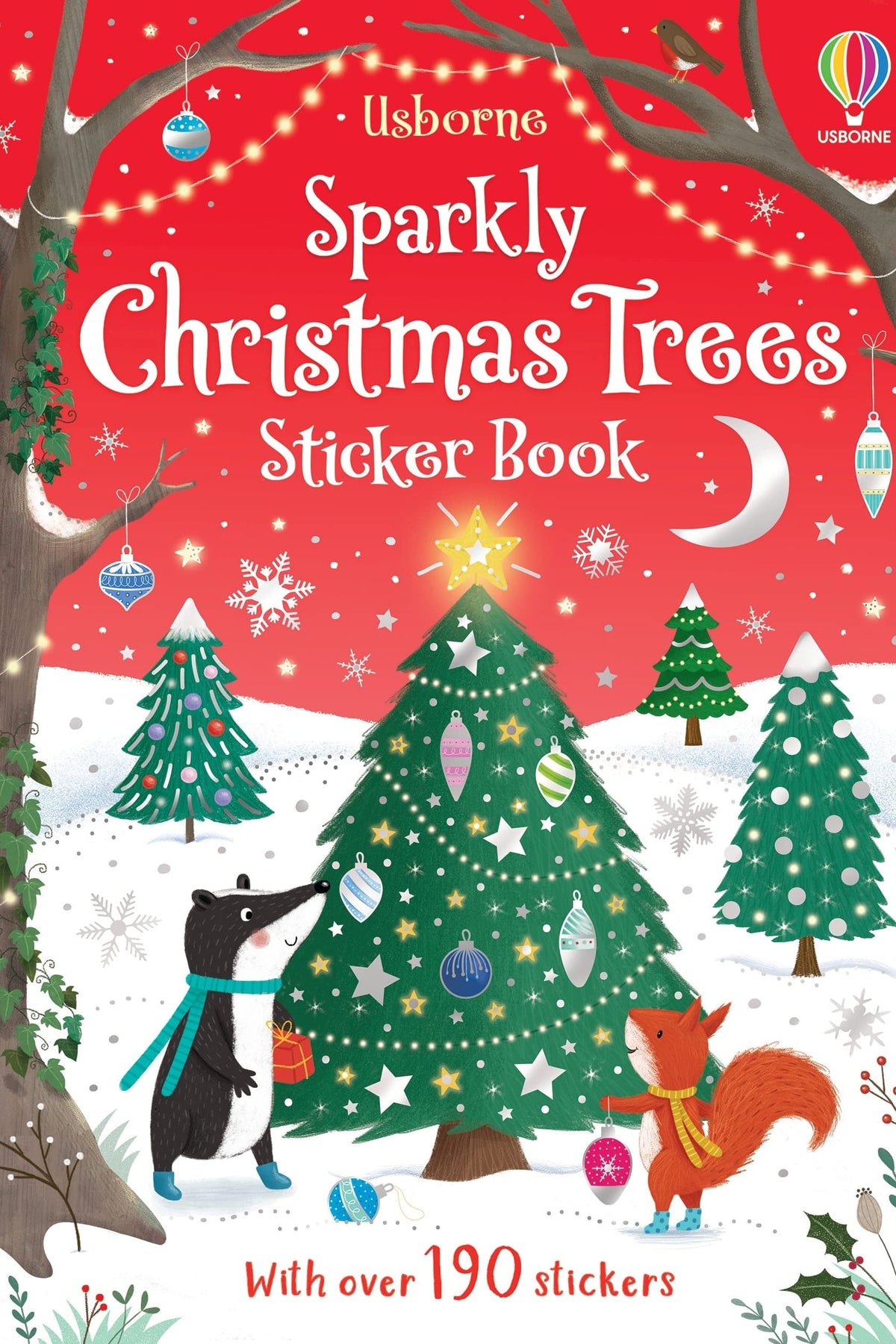 Sparkly Christmas Trees Sticker Book-Books-Ohh! By Gum - Shop 