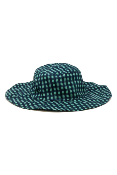 Thought Camden Check Bucket Hat in Foam Green-Womens-Ohh! By Gum - Shop Sustainable