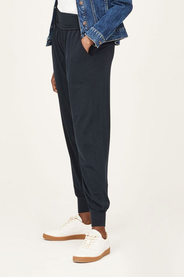 Thought Dashka Slacks in Navy-Womens-Ohh! By Gum - Shop Sustainable