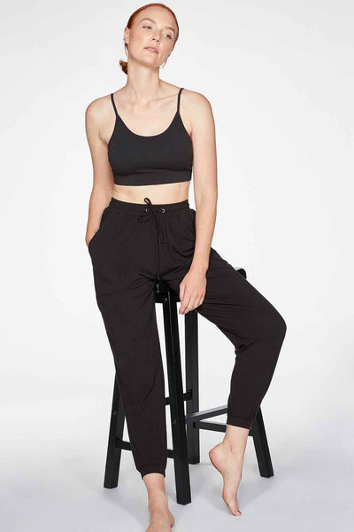 Thought Emerson Slacks in Black-Womens-Ohh! By Gum - Shop Sustainable