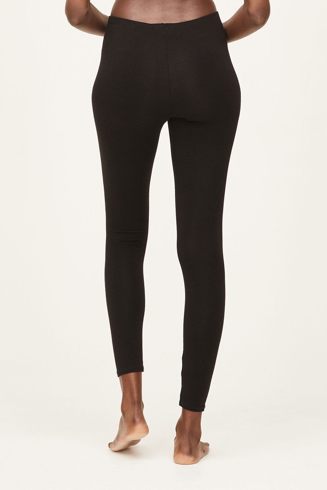 Thought Essential Bamboo Organic Cotton Base Layer Leggings In Black-Womens-Ohh! By Gum - Shop Sustainable