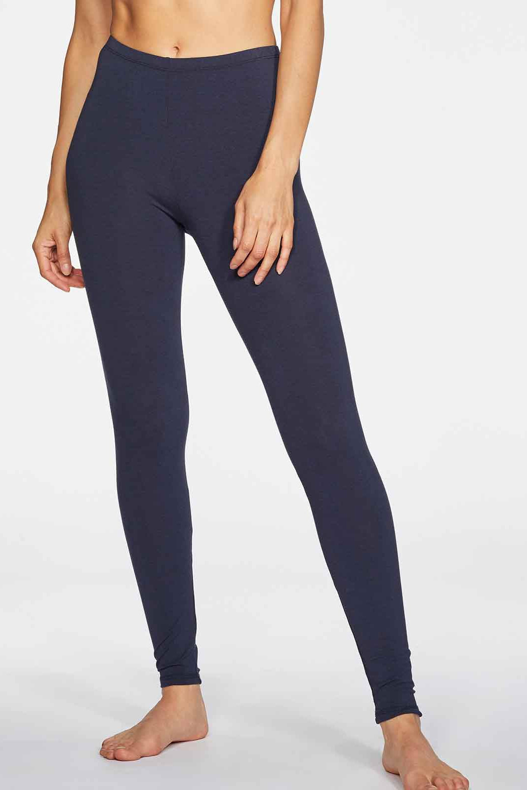 Thought Essential Bamboo Organic Cotton Base Layer Leggings In Midnight Navy-Womens-Ohh! By Gum - Shop Sustainable
