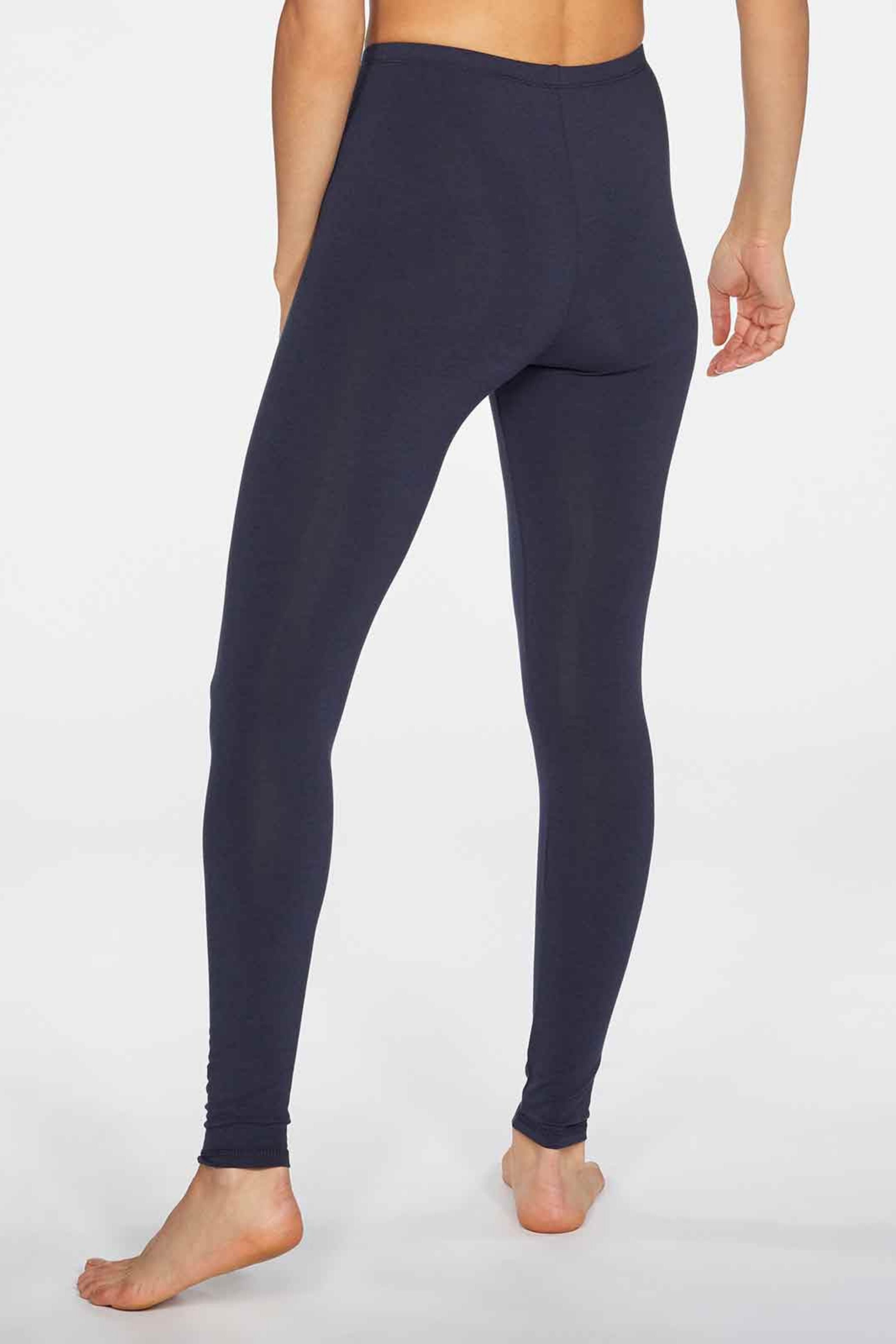 Thought Essential Bamboo Organic Cotton Base Layer Leggings In Midnight Navy-Womens-Ohh! By Gum - Shop Sustainable