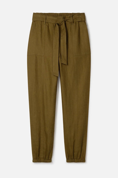 Thought Hadley Hemp Belted Cargo Trousers-Womens-Ohh! By Gum - Shop Sustainable