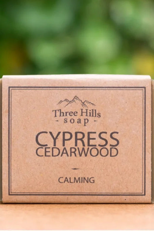 Three Hills Cypress Cedarwood Soap-Toiletries-Ohh! By Gum - Shop Sustainable
