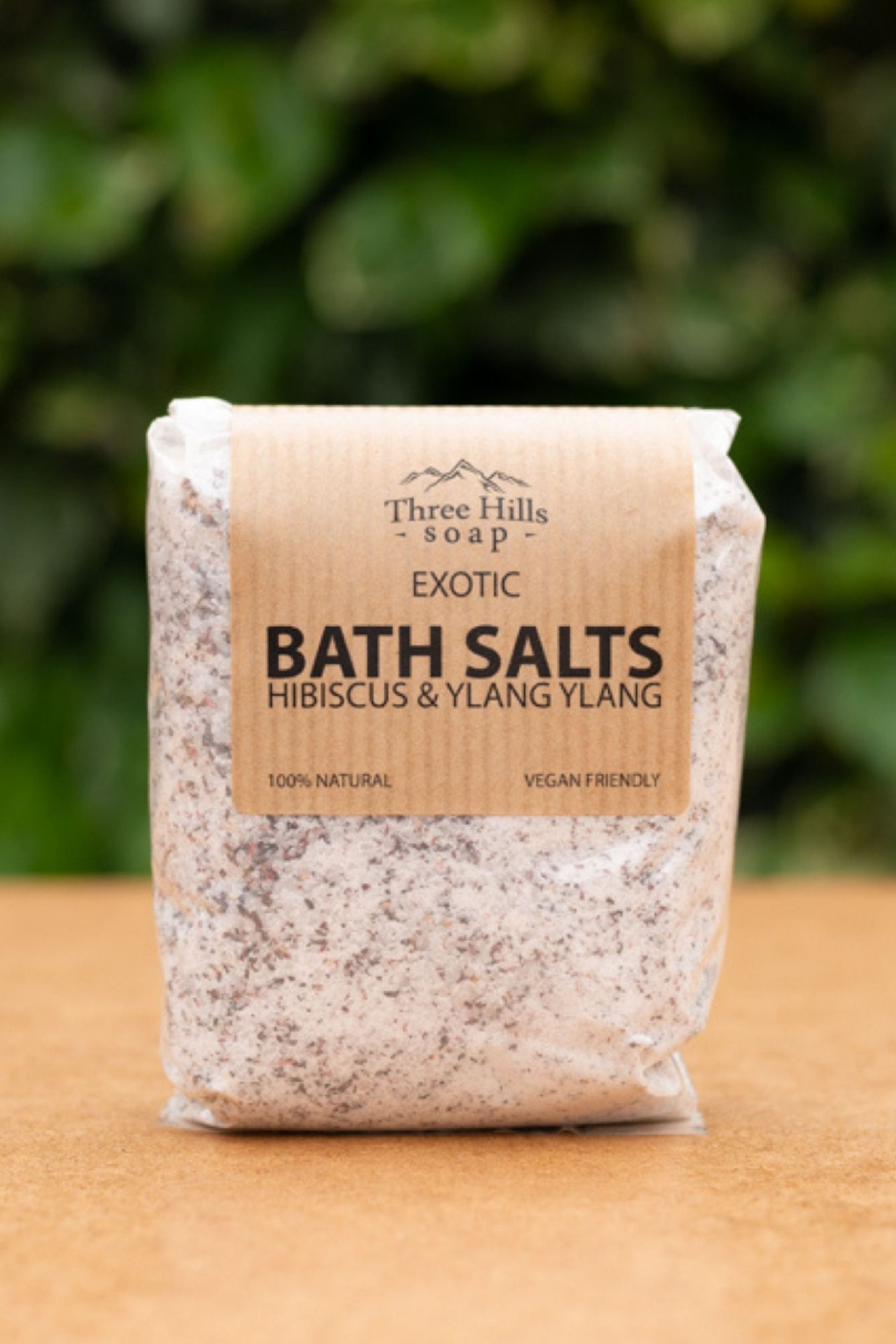 Three Hills Soap Bath Salt Hibiscus & Ylang Ylang