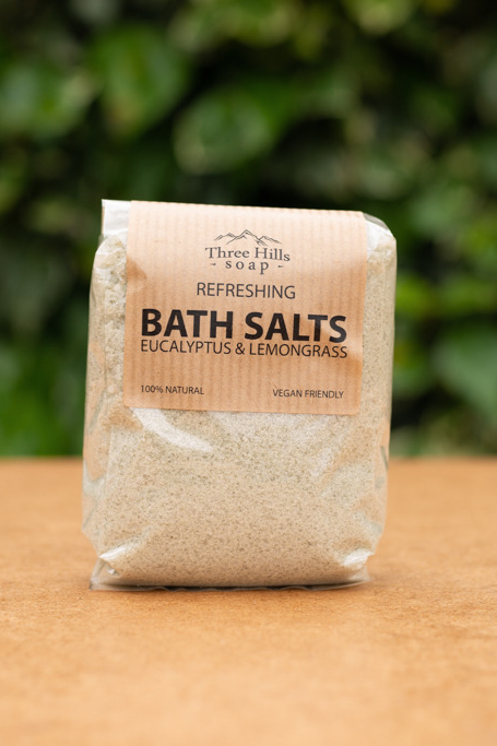 Three Hills Soap Eucalyptus & Lemongrass Bath Salts-Toiletries-Ohh! By Gum - Shop Sustainable