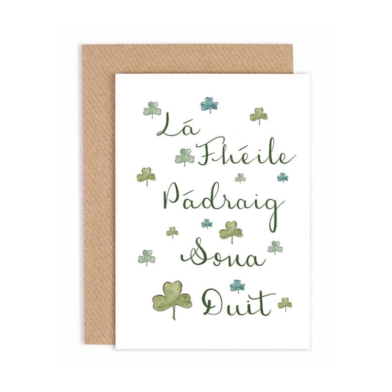 Three Little Birds - Happy St. Patrick's Day / Lá Fhéile Pádraig Sona Duit-stationery-Ohh! By Gum - Shop Sustainable