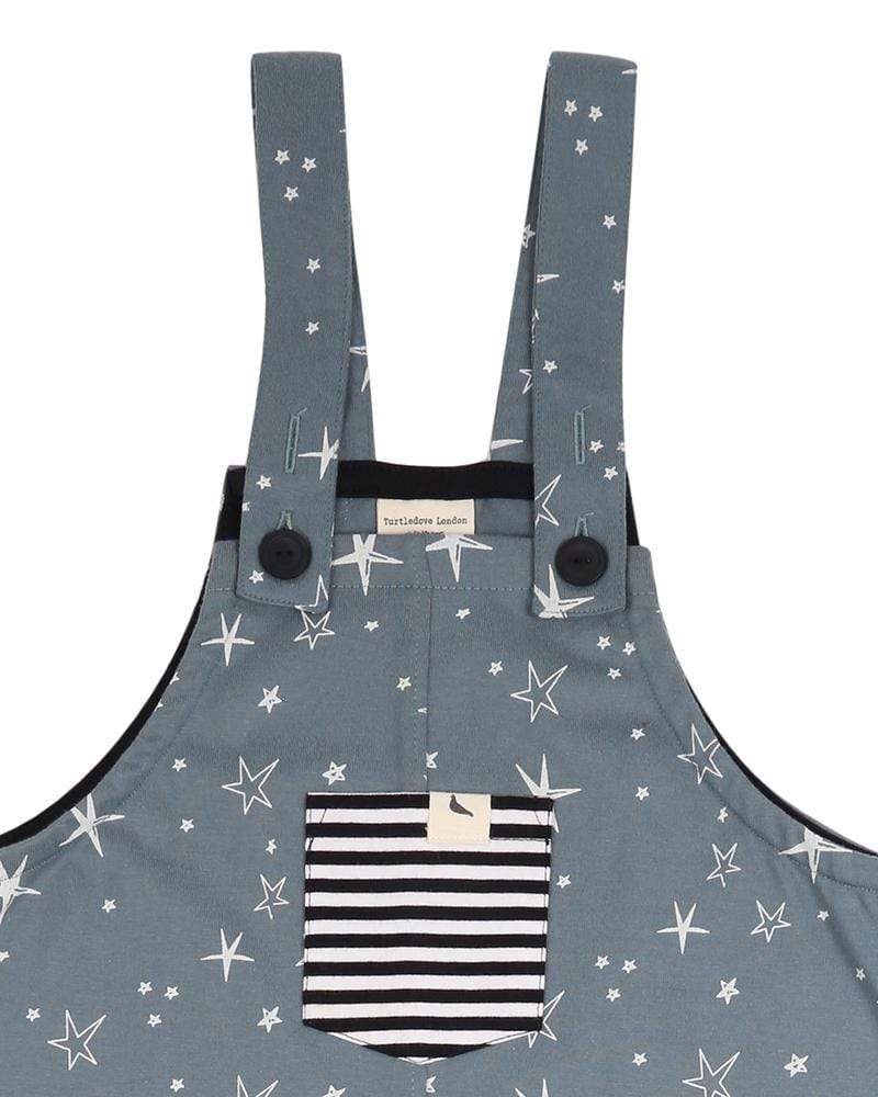 Turtledove London Super Star Easy Fit Dungarees-Kids-Ohh! By Gum - Shop Sustainable