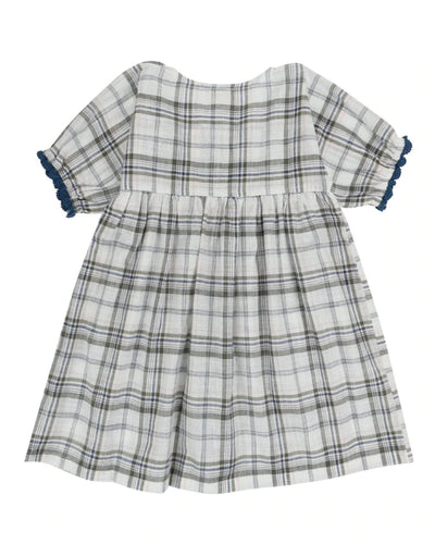 Turtledove London Woven Check Dress-Kids-Ohh! By Gum - Shop Sustainable
