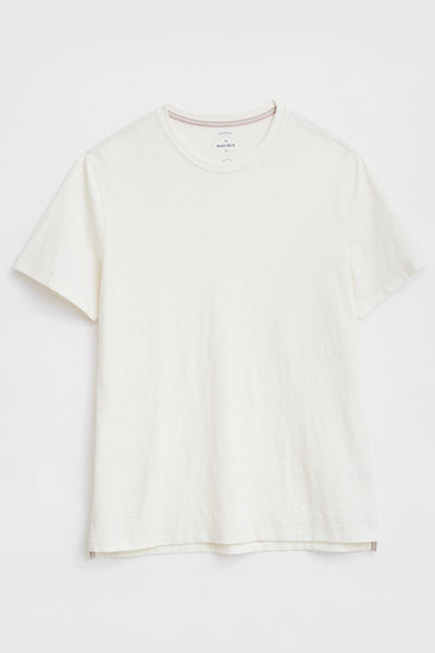 White Stuff Abersoch Short Sleeve Tee in Natural White-Mens-Ohh! By Gum - Shop Sustainable