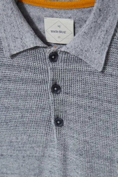 White Stuff Barmouth Short Sleeve Polo in Grey Marl-Mens-Ohh! By Gum - Shop Sustainable
