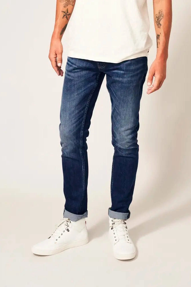 White Stuff Harwood Slim Jean in Mid Denim-Mens-Ohh! By Gum - Shop Sustainable