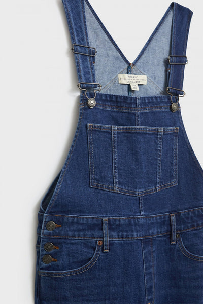 White Stuff Isabelle Dungarees in Mid Denim-Womens-Ohh! By Gum - Shop Sustainable