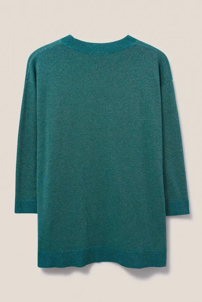 White Stuff Night Sky Jumper in Dark Teal-Womens-Ohh! By Gum - Shop Sustainable