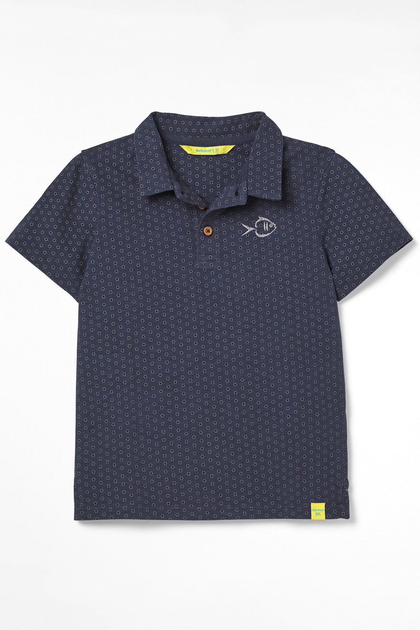 White Stuff Peter Print Polo Tee-Kids-Ohh! By Gum - Shop Sustainable
