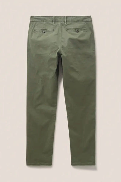 White Stuff Sutton Organic Chino Trousers in Khaki Green-Mens-Ohh! By Gum - Shop Sustainable