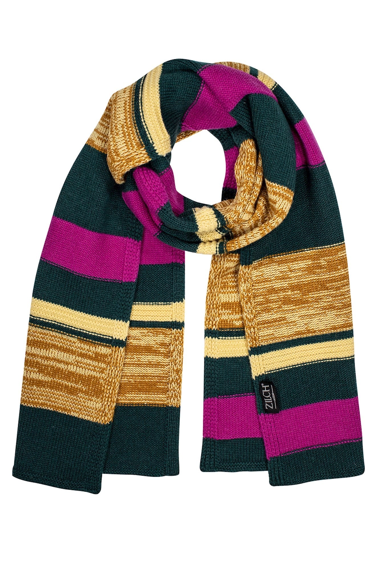 Zilch Scarf in Stripe Pine-Womens-Ohh! By Gum - Shop Sustainable